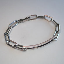 Load image into Gallery viewer, Open ID Bracelet with Handmade Clasp