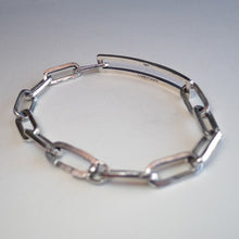 Load image into Gallery viewer, Open ID Bracelet with Handmade Clasp