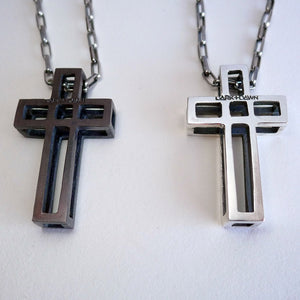 Cage Cross Necklace